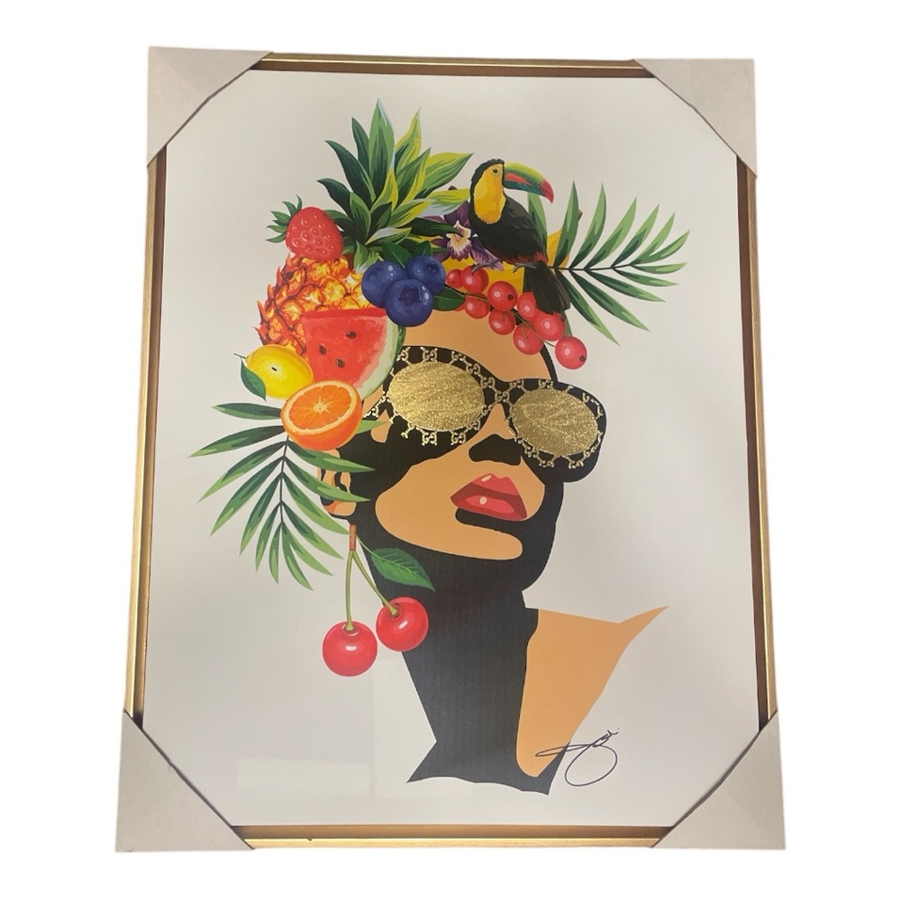 Queen of the Tropics Gucci Art Deco Pop Art *see description*